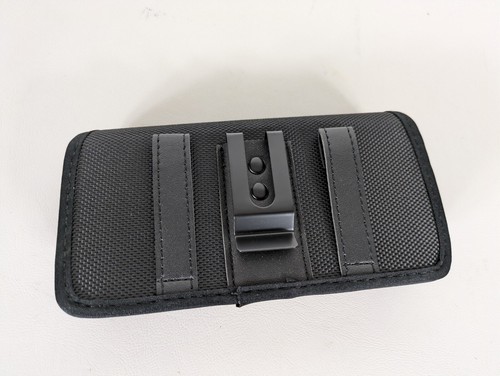 Horrizontal nylon cell phone pouch 6.5x3.5x.5 inch - Picture 2 of 5