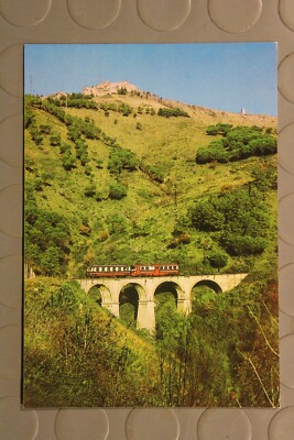 Postcard Train Railway Genova-Casella FGC Viaduct Briscata For. Sperone 10225