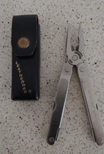 Leatherman Vintage Super Tool Multi Tool Original Pat Pend 1996 Nice with Case