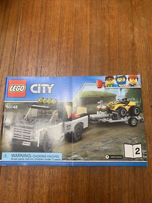 Lego City 60148 ATV Race Team (2) Manual Only Building Instructions Booklet 