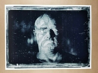 Apocalypse Now Colonel Kurtz Poster 12'' x 16'' Black and White Old Photo Look NEW