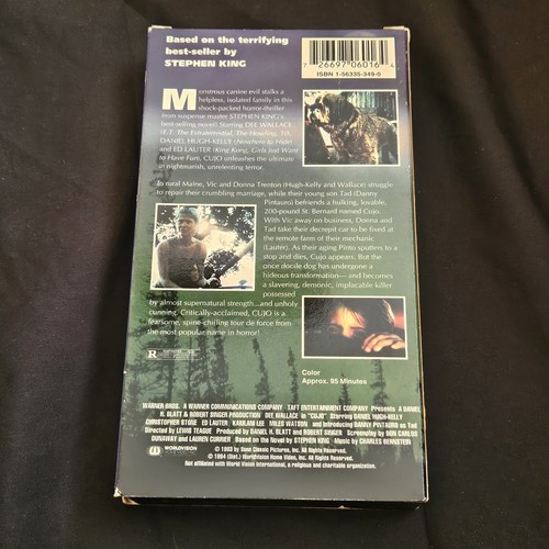 Cujo (VHS, 1997) - Picture 2 of 3