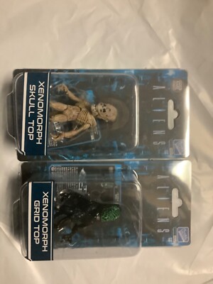 The Loyal Subjects Xenomorph Grid Top and skull top Poseable Figure special rare
