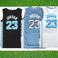 Men's Retro Throwback Jordan # 23 NC College Basketball Jersey Stitched