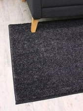Koeckritz Custom Size Kids Modern Black Area Rug | Any Bedroom, Dorm Carpet