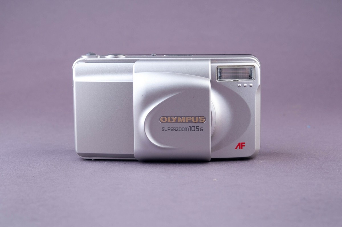 Olympus Superzoom 105G 35mm Point & Shoot Film Camera BOX | eBay