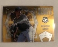 2021 Panini Mosaic Baseball Ke’Bryan Hayes Debuts RC #PD10 Pirates Base Rookie