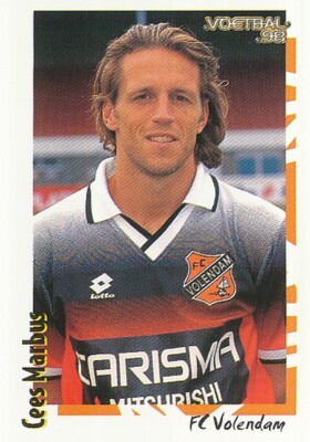 303 CEES MARBUS # NETHERLANDS FC.VOLENDAM STICKER PANINI FOOTBALL 98