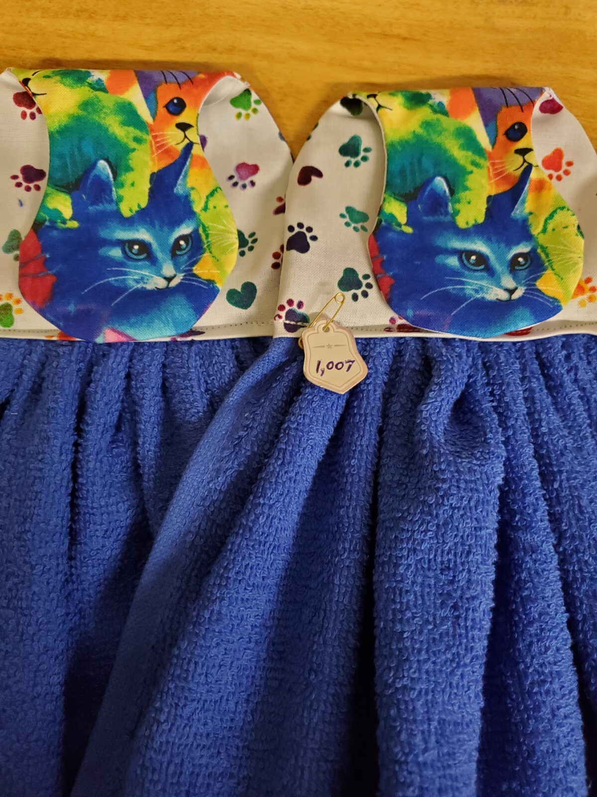 Set of 2 Handmade Hanging Kitchen Towels eBay