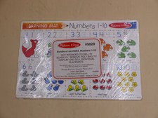 MELISSA  DOUG 5029 NUMBERS 1-10 BUNDLE OF 6 LEARNING MAT