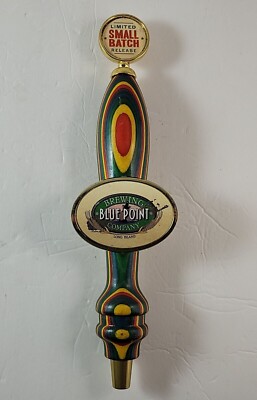 Blue Point Brewing Small Batch Limited Release Tap Handle 13.75  Metal Wood 