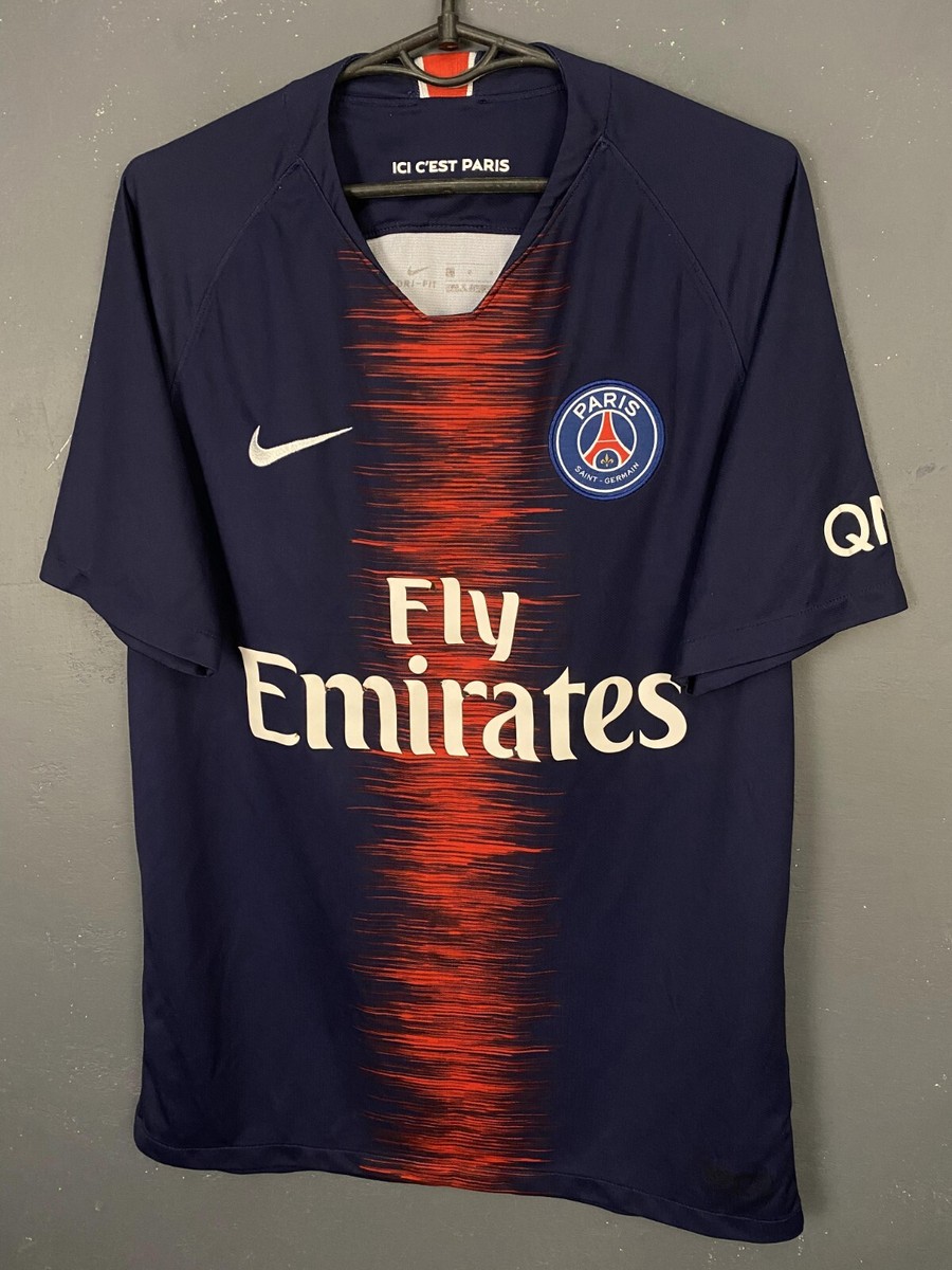 MEN'S FC PARIS SAINT GERMAIN 2018/2019 PSG SOCCER FOOTBALL SHIRT