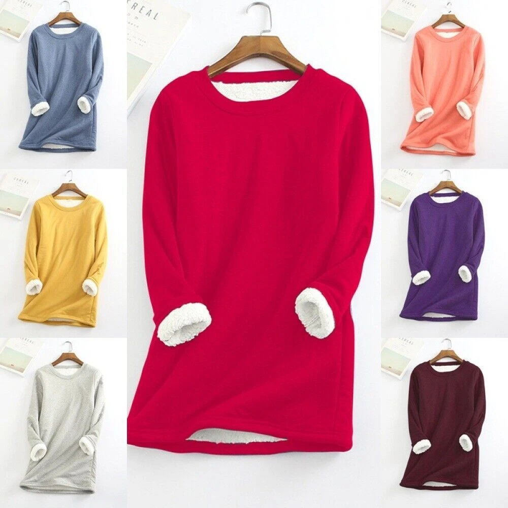 Fleece lined hotsell top womens