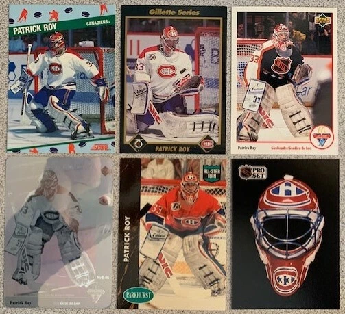PATRICK ROY Montreal- 1991-92 Insert/Parallel/SP/Base Cards -You Pick -FREE S/H - Image 2 of 4