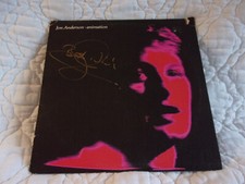 JON ANDERSON ANIMATION LP SIGNED AUTOGRAPHED 1982 YES JACK BRUCE PROG ROCK 80'S