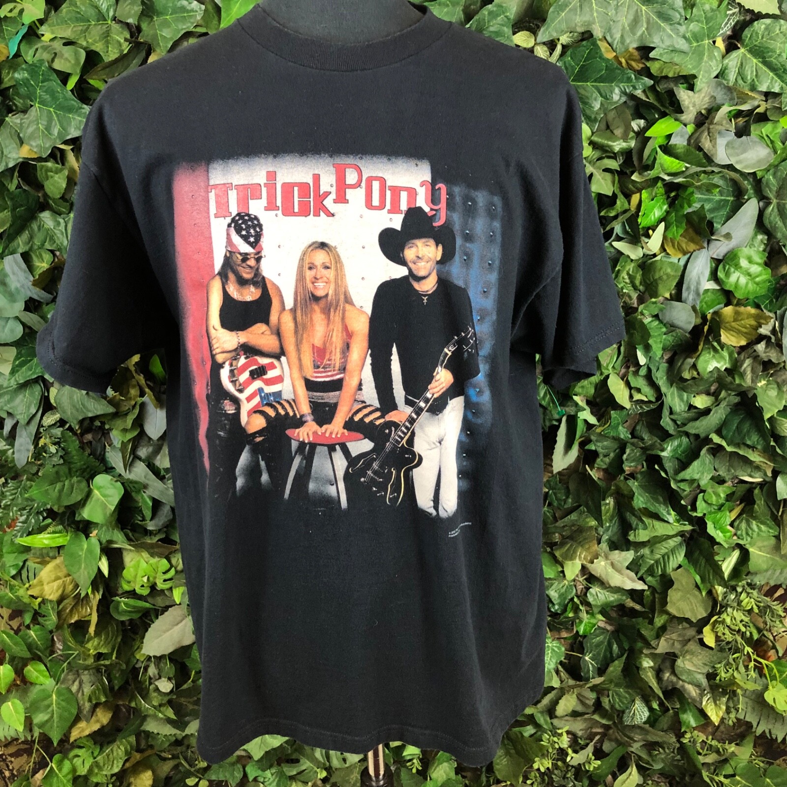 Camicia Trick Pony Band XL 2002 tour merch musica country vintage Y2K xlarge
