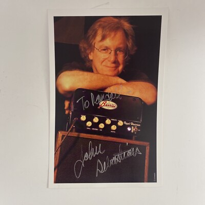 JOHN SEBASTIAN HAND SIGNED 8.5x5.5 COLOR PHOTO CSP IMAGES  TO RANDALL 