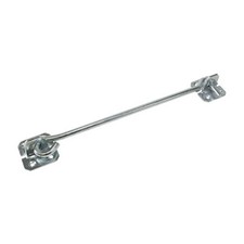 Timco 10" Wire Pattern Zinc Cabin Hooks - Door Gate Retaining Hook Metal Fitting