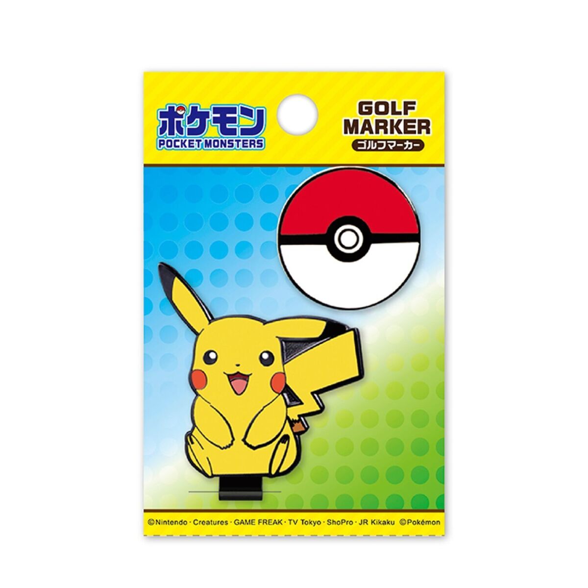 Pokemon Pikachu monsterball Golf marker / Golf Plush Pokémon