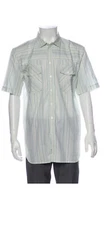 Mens NWT Diesel striped s/s button down shirt XXL