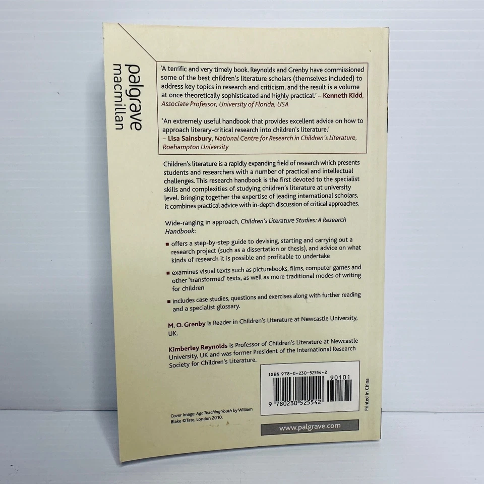 Children's Literature Studies A Research Handbook By M O Grenby Paperback Book - image 2 of 4