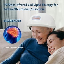 Brain Photobiomodulation Therapy Device 1070nm Helmet Autism Migraine Relief