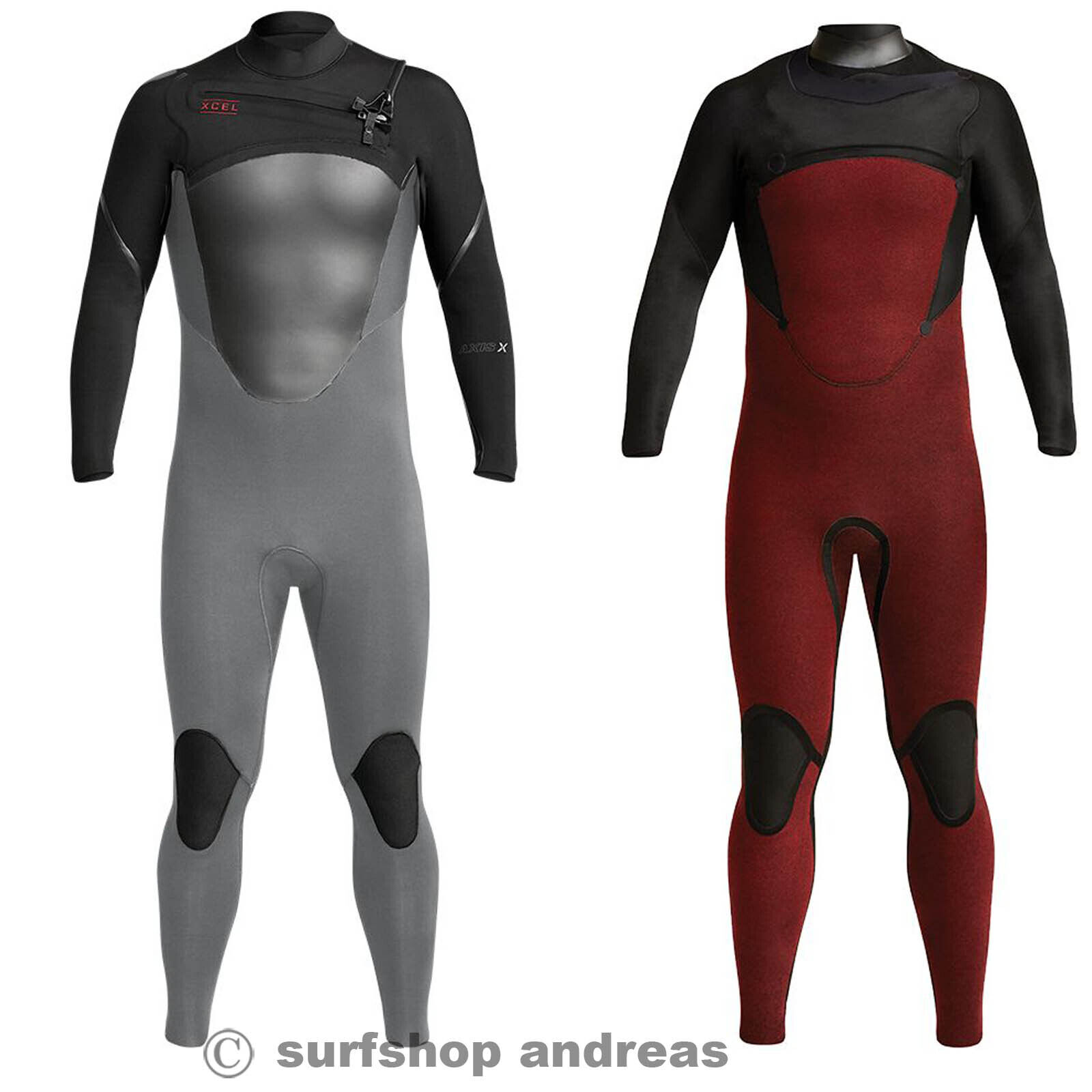 Xcel AxisX X2 Tuta Uomo Neoprene Grafite 5/4mm 2022