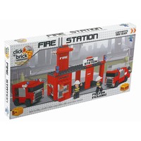 Click Bricks Fire Station Set (253-piece) on sale Click Bricks Fire Station Set (253-piece) on sale