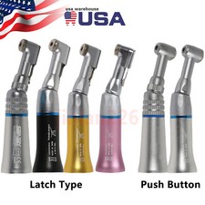 USA NSK Style Dental Slow Low Speed Contra Angle Handpiece Latch/Push / 100*Cups