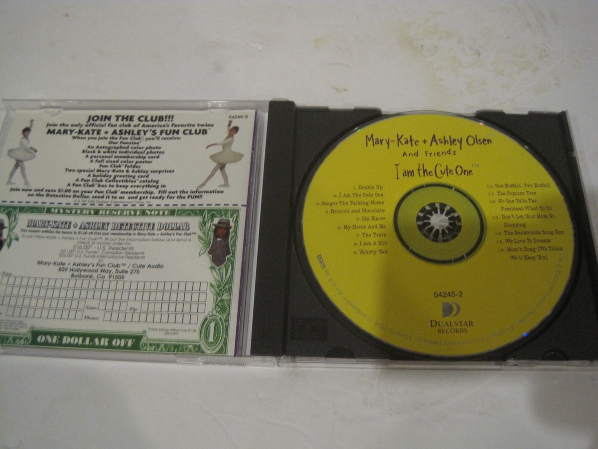 I Am the Cute One Mary Kate and Ashley Olsen CD rare / ooP htf