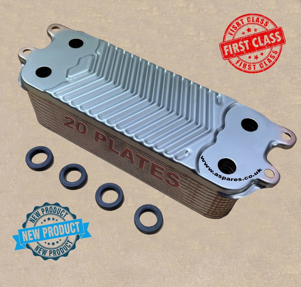 VAILLANT ECOTEC PLUS 824 831 PRO 28 28R1 PLATE HEAT EXCHANGER