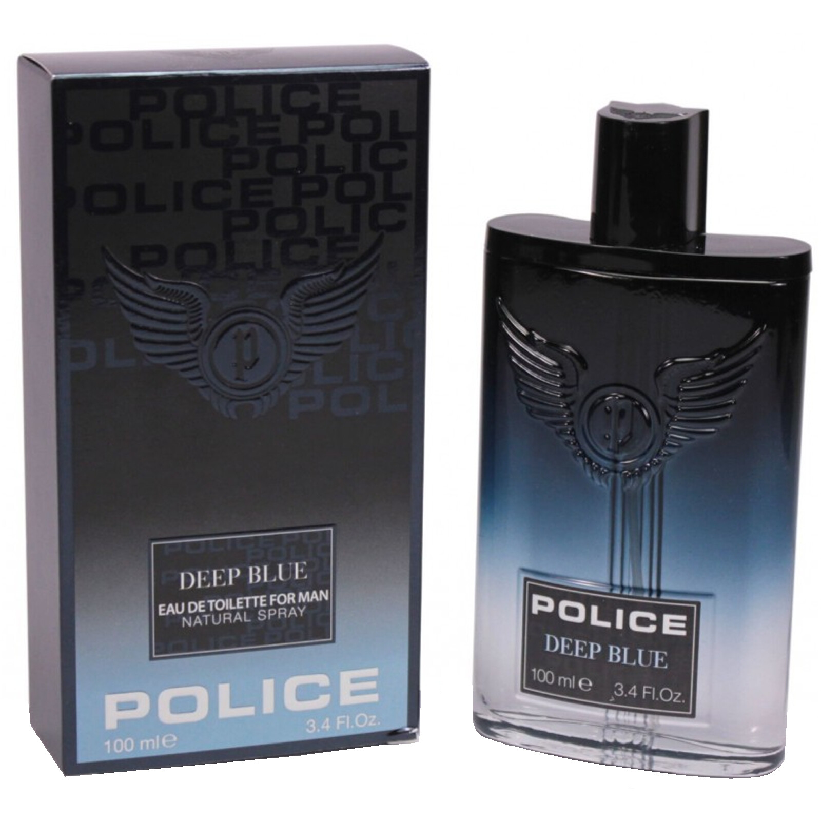 New Deep Blue by Police 100ml EDT Aftershave  Men Spray