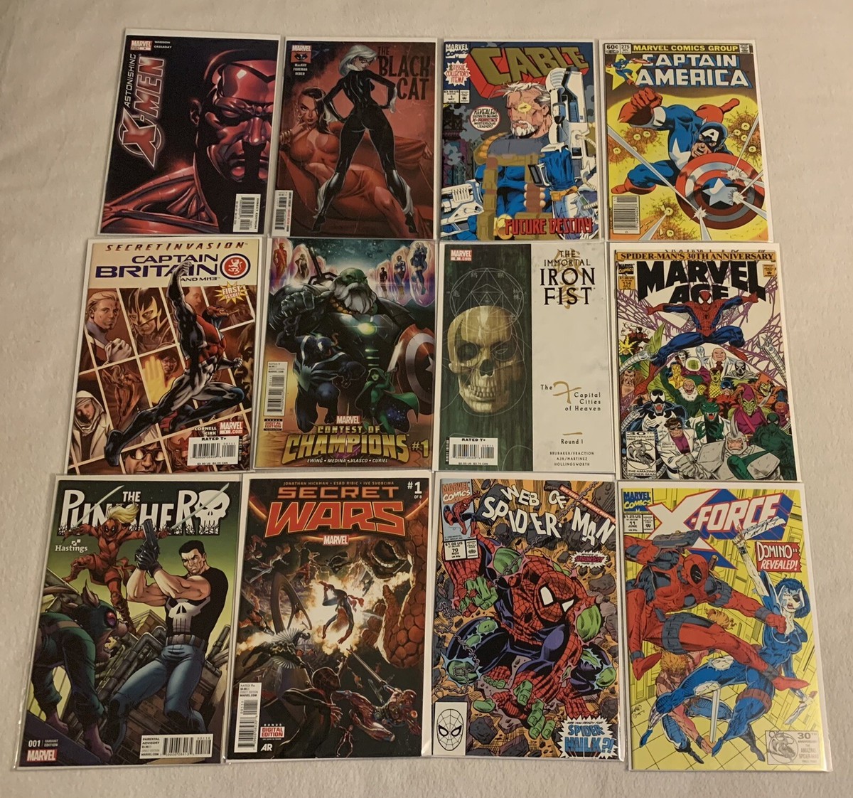Vintage, Random Comic Book Lot Spider-man, X-Men, Punisher, Cable,  Variants