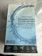 PMD Recovery Anti-Aging Collagen Infused Facial Sheet Mask - Set of 25 Masks