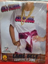 80s Purple Halloween Costume Accessory Belt