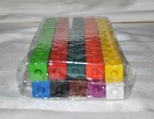 Cuisenaire - Snap Cubes/Blocks for Learning Math in Different Colors - Brand New