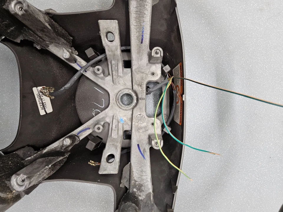 🔥02-05 Conjunto Volante Ford Explorer Cuero CONTROL DE CRUCERO Negro OEM Foto 2 de 4