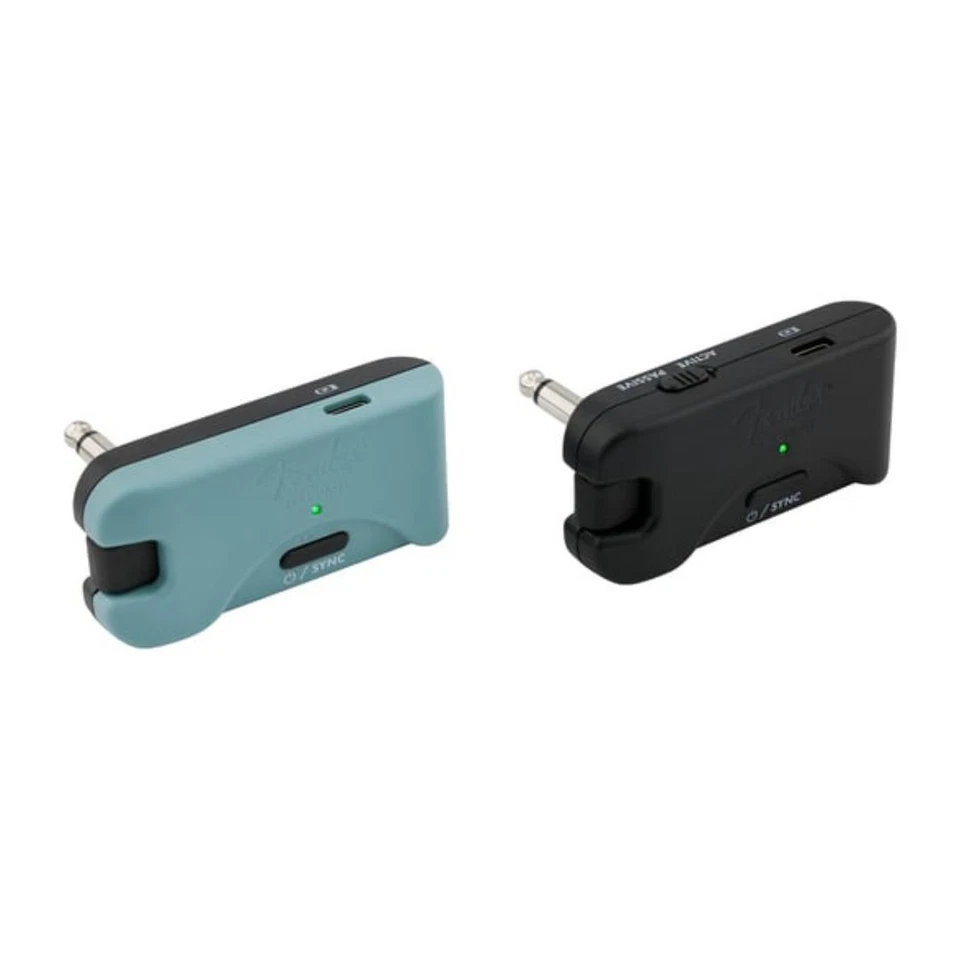 Fender Mystic Ice Blue and Black Telepath Wireless System with Low Latency - Image 3 of 4