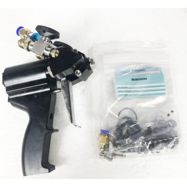 Foam Spray Gun 35MPA Polyurethane Polyurea Air Purge Spray Gun Self-Cleaning