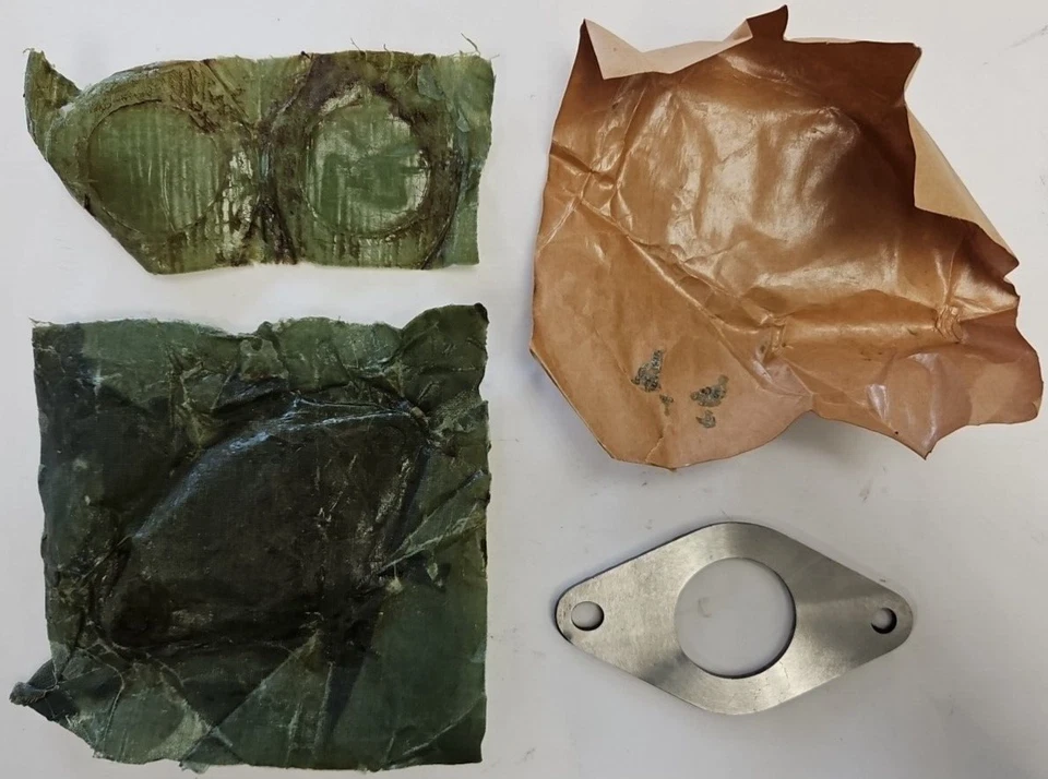 Placa de empuje del piñón del árbol de levas de 6 cilindros Plymouth Chrysler 1936-1954 600786 Nuevo de Lote Antiguo Foto 4 de 4