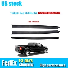 For 04-05 Ford F150 Style Side 5.5' RH & LH Bed Rail W/ Tailgate Cap Molding Kit
