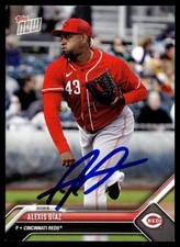2023 Topps Now Road Opening Day Alexis Diaz Cincinnati Reds #OD-217 Signed