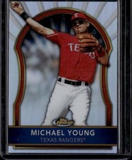 2011 Finest #19 Michael Young Refractors #/549
