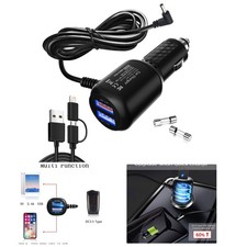 High-Speed QC3.0 Radar Detector Power Cord 6.5ft - Fits Cobra  Uniden Models