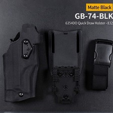 IPSC Competition Quick Draw Nylon Holster for Glock 17 19 X300 Tactical Light
