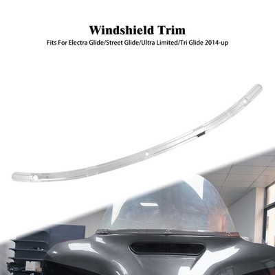 Chrom Batwing Windschutzscheibe Trim Für Harley Electra Street Tri Glide 2014+