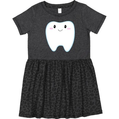 Inktastic Cute Tooth Toddler Dress First New Dentist Dental Teeth Loose Bicuspid