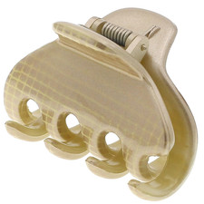 Paris CP3195 French Hair Clip for Women, Small, Gold 2 inches Girls Hair Claw Cl
