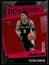 Keldon Johnson 2019-20 Panini Status #3 New Beginnings Red San Antonio Spurs