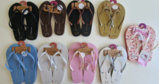 PRIMARK STRAPPY TOE POST SANDALS FLATS SLIP ONS with FOAM BNWT